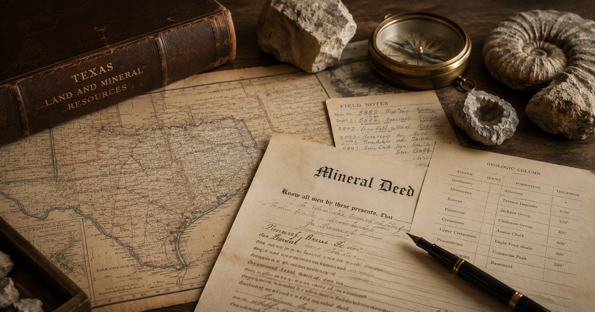Mineral rights on Texas land